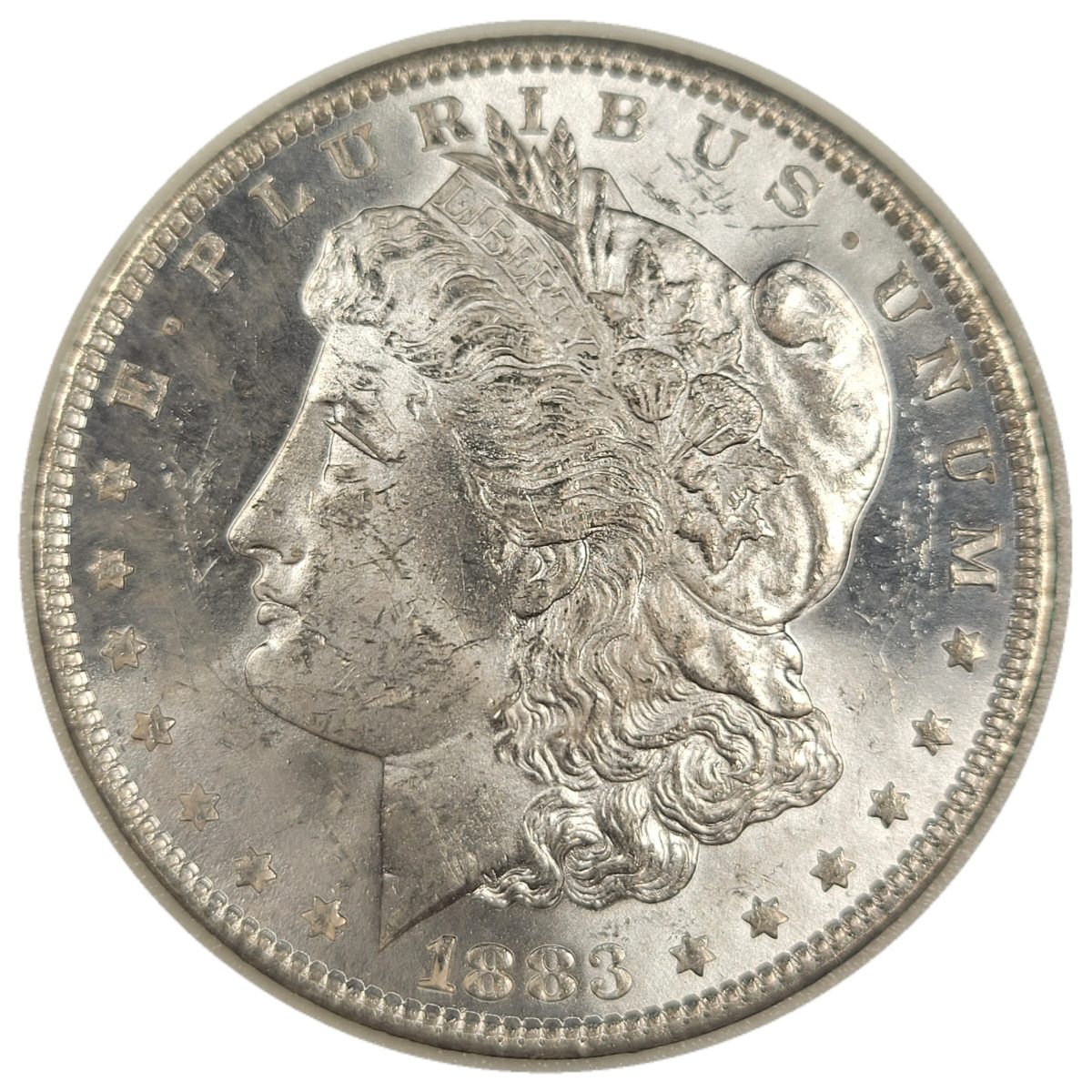 1883-$1-Morgan-Dollar-#4---Gold-Trade-#7-Of-17